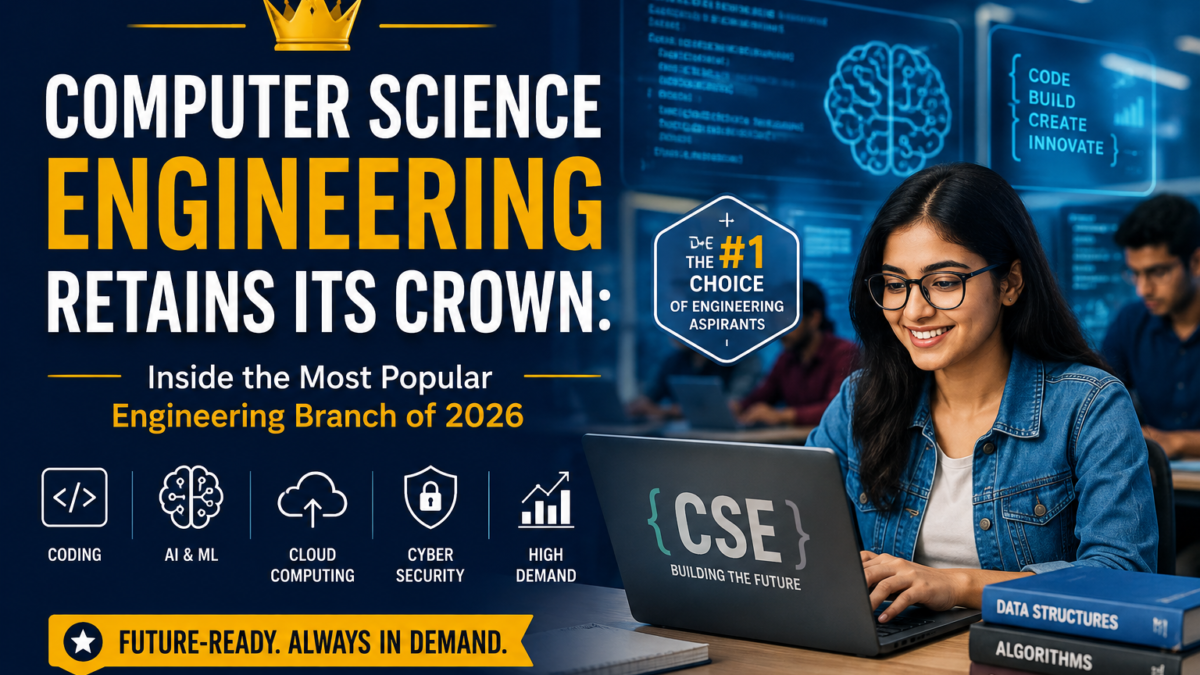 Computer Science Engineering Retains Its Crown: Inside the Most Popular Engineering Branch of 2026