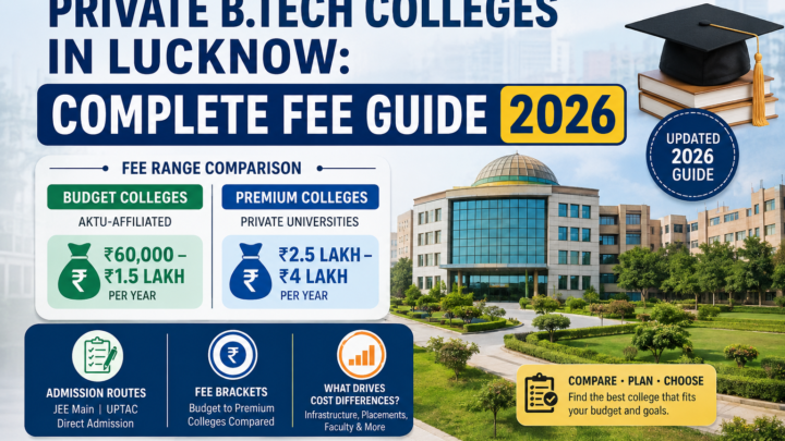 Private B.Tech Colleges in Lucknow Complete Fee Guide 2026