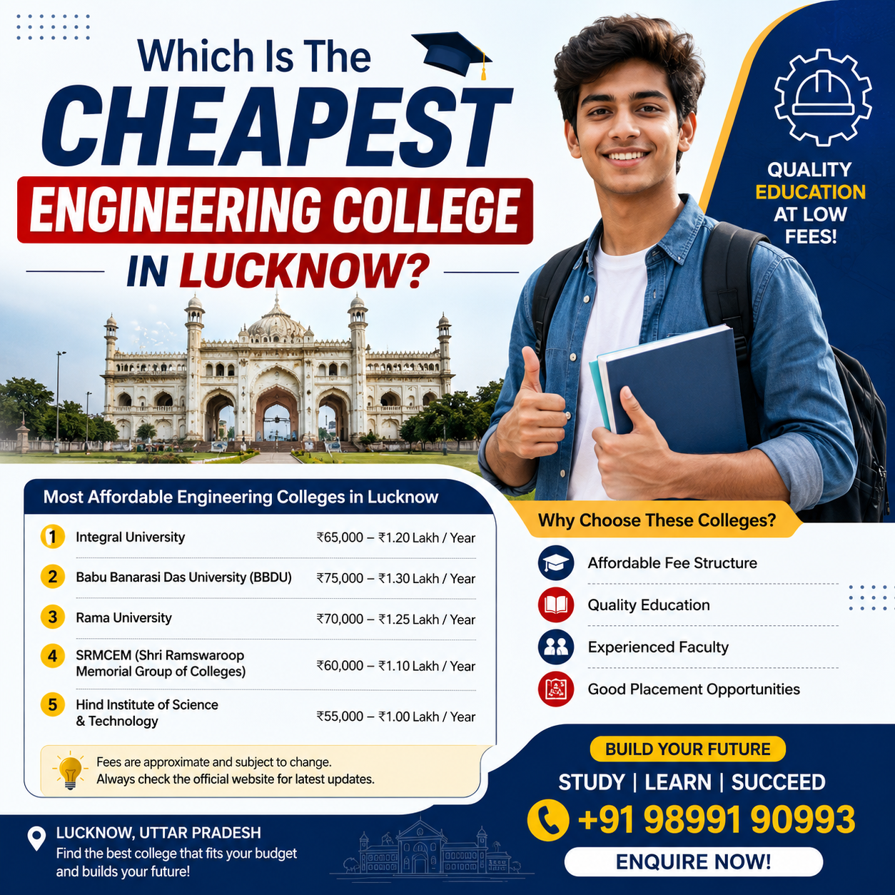 Which Is the Cheapest Engineering College in Lucknow