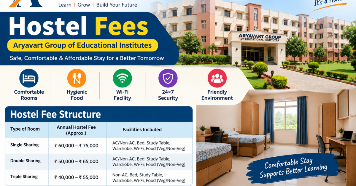 Aryavart Group of Educational Institutes Hostel Fees