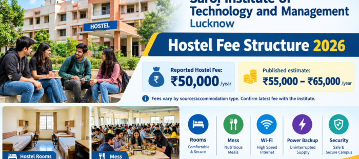 Saroj Institute of Technology and Management Lucknow hostel fee structure
